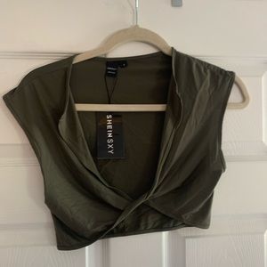 Army Green Tank Top